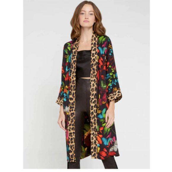 Alice + Olivia Jackets & Blazers - Alice + Olivia | Avila Reversible Kimono Multi Garden/Combo